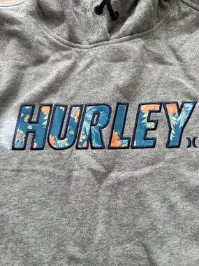 NWT Men's Large Hurley Grey Hoodie